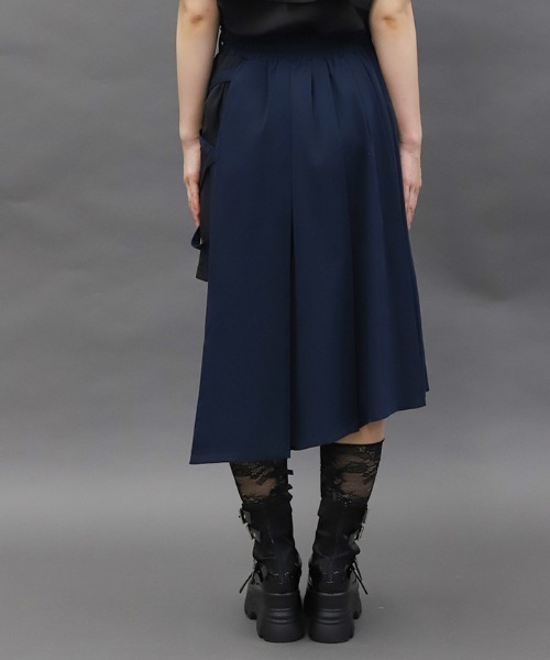 axes femme POETIQUE スカート クロスベルト麻雀牌刺繍スカート