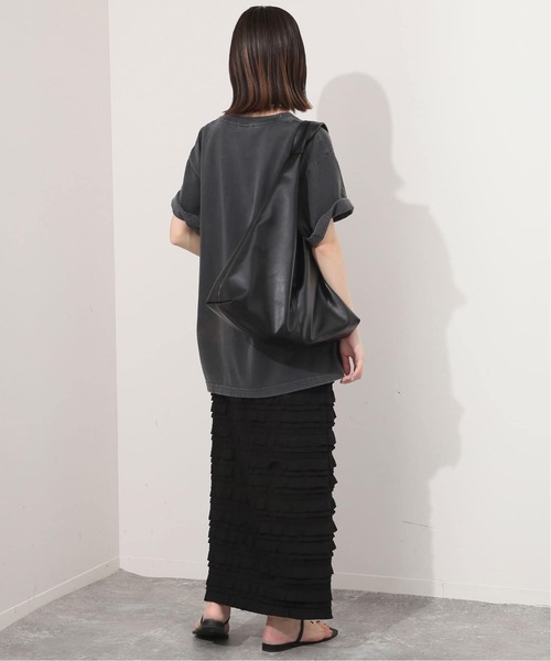 新品 SLOBE IENA フリルカットタイトスカート ブラック SLOBE IENA スカート 「追加2」フリルカットソータイトスカート