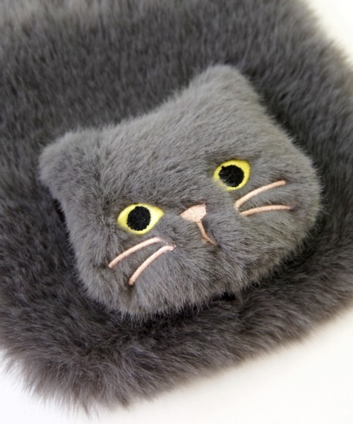 トートバッグ WOVEN (ウーヴン) / エコファー ねこフラップカバー