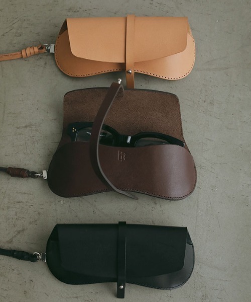 【新品未使用】ETRE TOKYO タンドレザーサングラスケース ブラウン ETRE TOKYO（エトレトウキョウ） サングラス タンドレザーサングラス