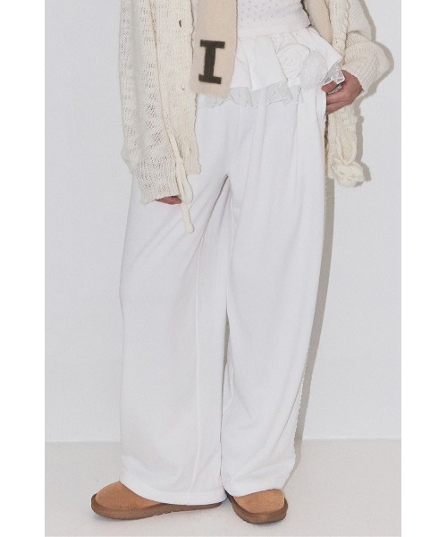 ILLIGO（イリゴ） ワイドパンツ スウェットパンツ ジャージ レディース