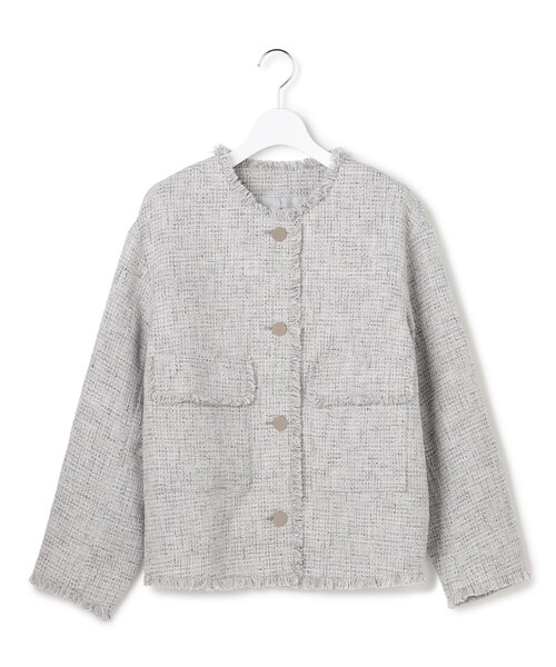 ICB（アイシービー） ジャケット ノーカラージャケット ライト