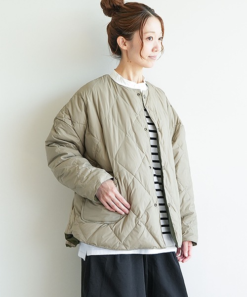 ソラモナポッシェ solamonat pocheリバーシブルビッグダウンベスト黒 SALE 30%OFF】◇solamonat poche(ソラモナポッシェ) リバーシブル