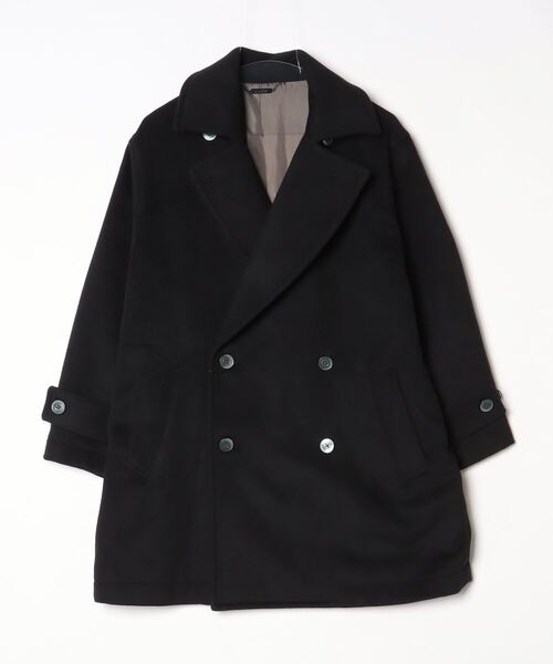 STONE  ピーコート ブラック ADRER（アドラー） ピーコート XX-SMALL ブラック メンズ : ZOZOTOWN