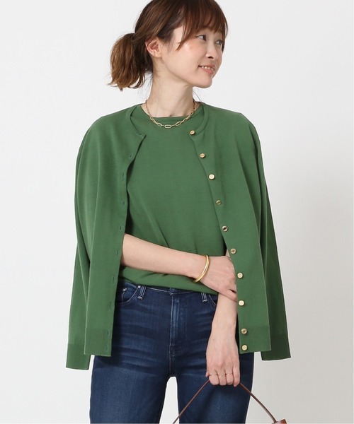 「Deuxieme Classe」 半袖ニット 38 ブラウン レディース_画像6