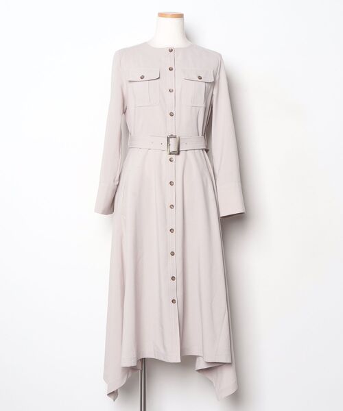 CELFORD セルフォード ロングワンピース 36 CELFORD（セルフォード） 長袖ワンピース 36 ベージュ レディース