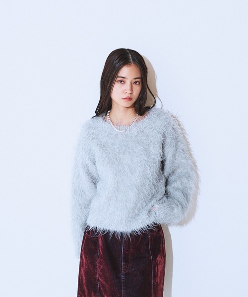 JEANASIS（ジーナシス） カーディガン ブークレシャギープルオーバー