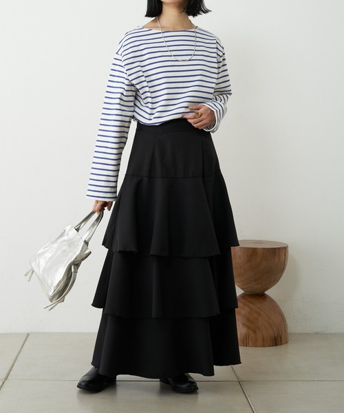 「SHENERY」 長袖カットソー FREE ブルー レディース_画像8