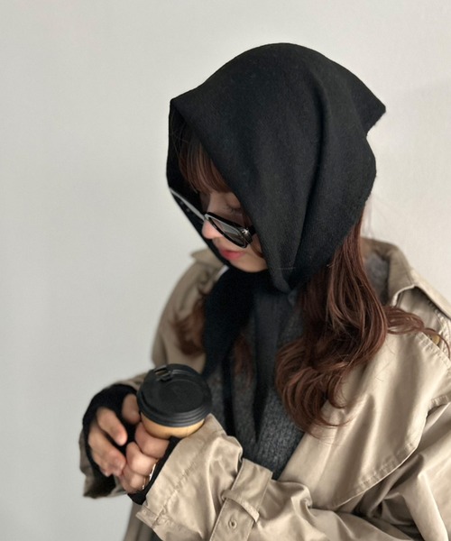 Kotoe（コトエ） スカーフ バンダナ 「UNISEX」ソフトタッチ ニット