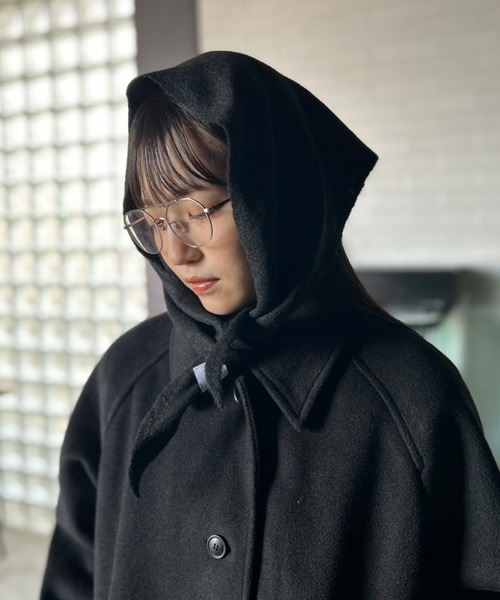 ♥LEONARD♥BLACKコート(オマケでスカーフベルト付き) LADYMADE（レディメイド）の「スカーフベルトフレアトレンチ（トレンチ