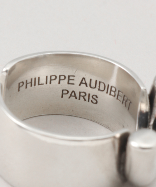 「PHILIPPE AUDIBERT」 リング FREE シルバー レディース_画像7