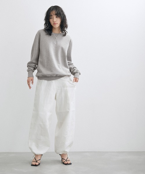 「REMI RELIEF」 スウェットカットソー M ライトグリーン レディース_画像2