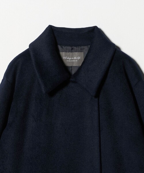 A DAY IN THE LIFE ステンカラーコート コート ニットビーバー ステン