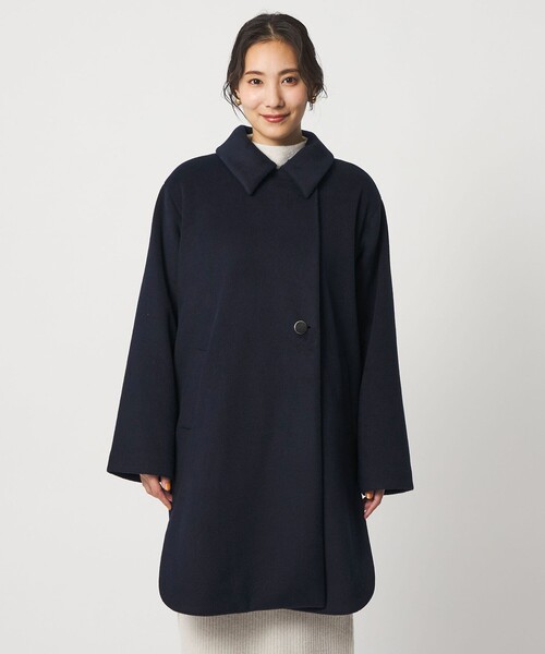 A DAY IN THE LIFE ステンカラーコート コート ニットビーバー ステン