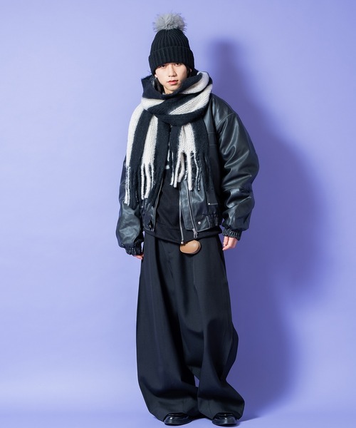ankoROCK ニット帽 ニットキャップ an meets zakka ビッグファー