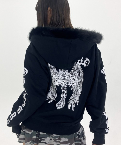 OY ゴシッククロスジップパーカー OY/オーワイ』 GOTHIC CROSS HOODIE ZIP UP/ゴシッククロスジップ