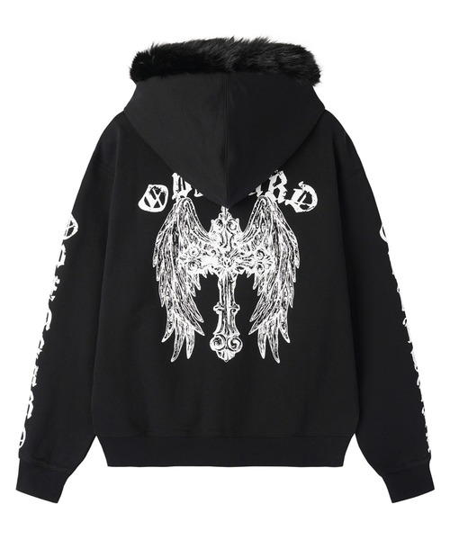 OY（オーワイ） パーカー 「OY/オーワイ」GOTHIC CROSS FAUX FUR