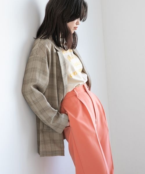 「LOWRYS FARM」 テーラードジャケット FREE アイボリー レディース_画像6