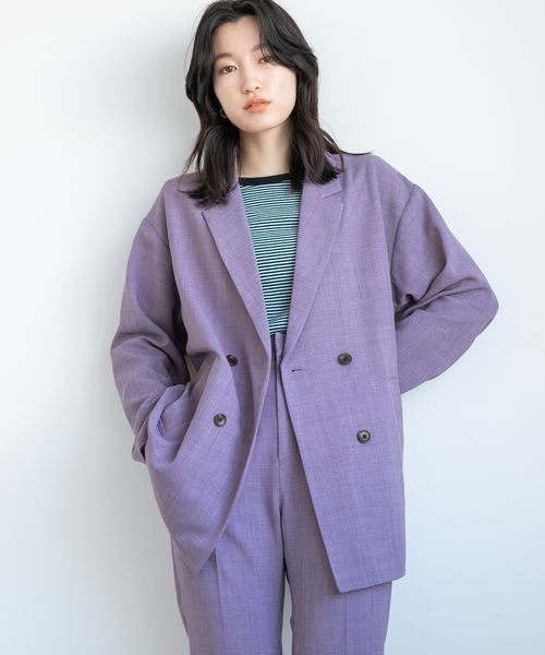 「LOWRYS FARM」 テーラードジャケット FREE アイボリー レディース_画像7