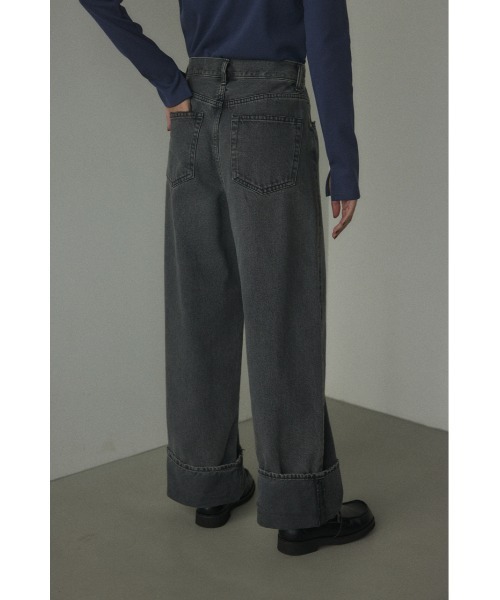 「BLACK BY MOUSSY」 デニムパンツ 24inch ブラック レディース_画像4