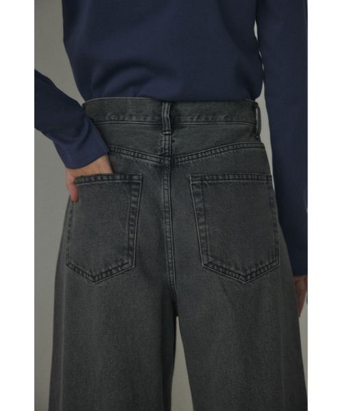 「BLACK BY MOUSSY」 デニムパンツ 24inch ブラック レディース_画像6