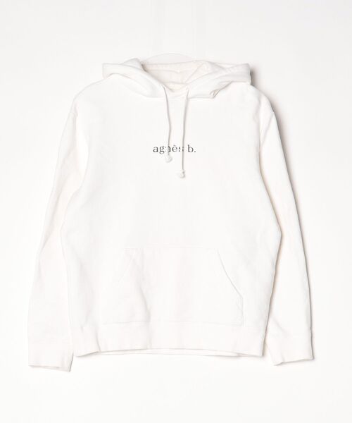 agnes b.」 プルオーバーパーカー S ホワイト レディース To b. by 