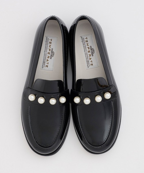 「TEMPERATE」 シューズ 38 ブラック レディース_画像6