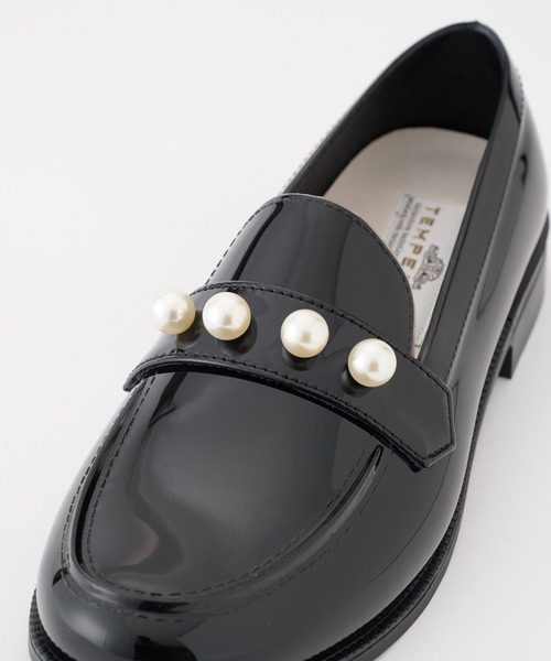 「TEMPERATE」 シューズ 38 ブラック レディース_画像9