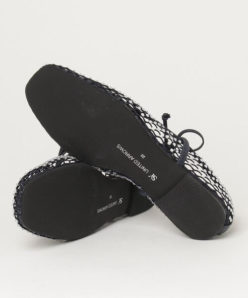 「SY UNITED ARROWS」 フラットパンプス 23cm ライトグレー レディース_画像3