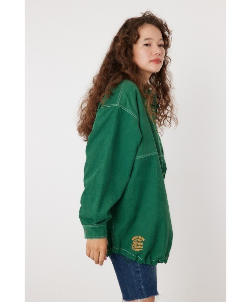 「RODEO CROWNS WIDE BOWL」 長袖シャツ FREE スモークピンク レディース_画像8