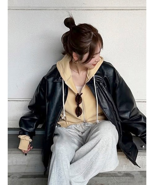 新品☆ungrid パーカー 楽天市場】ungrid（サイズ（S/M/L）フリー）（パーカー｜トップス