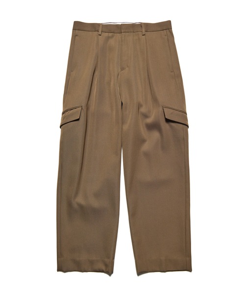 SOPHNET.（ソフネット） ワイドパンツ スラックス DOESKIN WOOL SIDE
