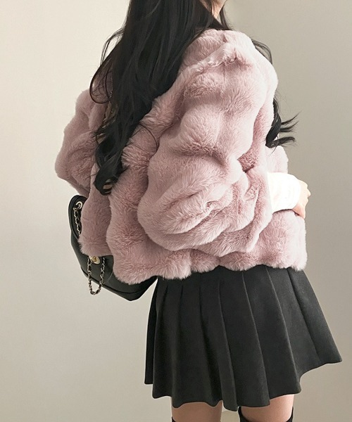 Riff（リフ） ジャケット ノーカラージャケット ファージャケット