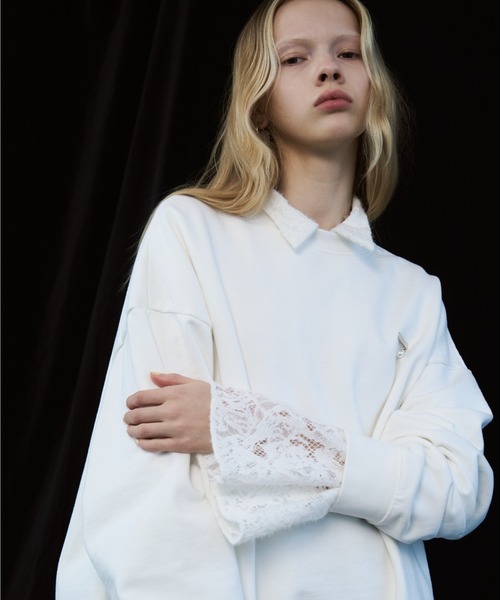 JOSE MOON（ジョゼムーン） ブラウス シャツ LIQUIDE LACE BLOUSE