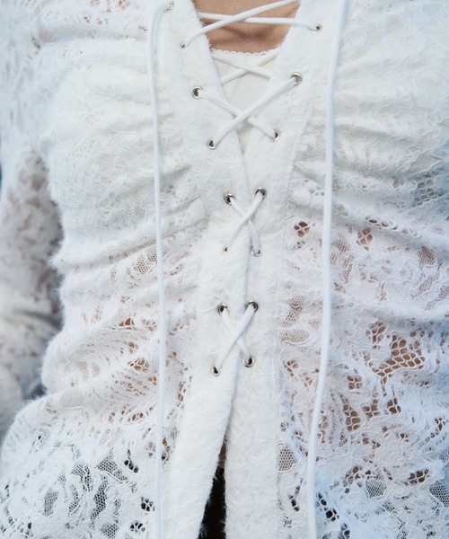 JOSE MOON（ジョゼムーン） ブラウス シャツ LIQUIDE LACE BLOUSE