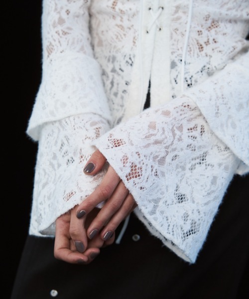 JOSE MOON（ジョゼムーン） ブラウス シャツ LIQUIDE LACE BLOUSE