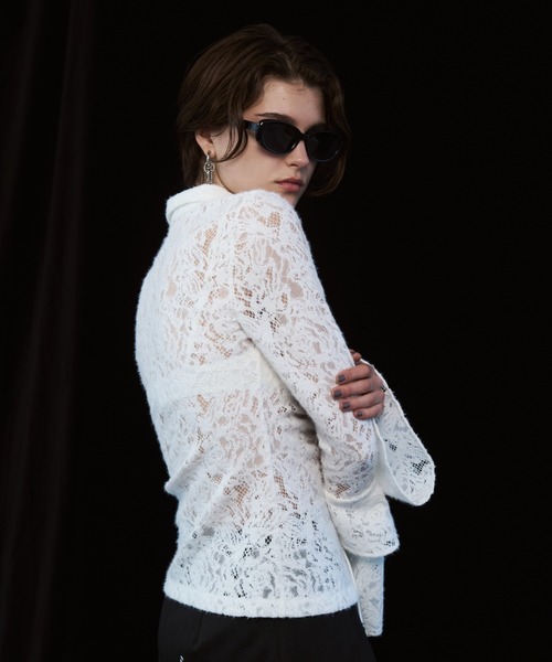 JOSE MOON（ジョゼムーン） ブラウス シャツ LIQUIDE LACE BLOUSE