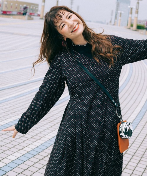 「haco!」 長袖ワンピース X-LARGE レンガ レディース_画像2