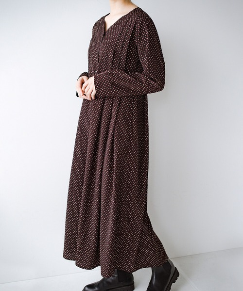 「haco!」 長袖ワンピース X-LARGE レンガ レディース_画像4