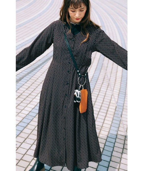 「haco!」 長袖ワンピース X-LARGE レンガ レディース_画像6
