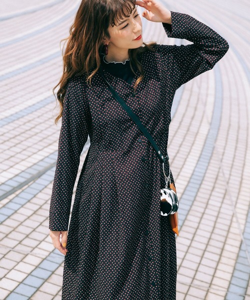 「haco!」 長袖ワンピース X-LARGE レンガ レディース_画像8