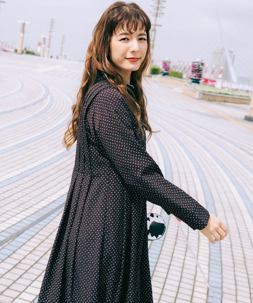 「haco!」 長袖ワンピース X-LARGE レンガ レディース_画像9