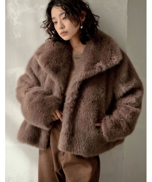 「Re:EDIT」 ジャケット MEDIUM グレイッシュベージュ レディース_画像5