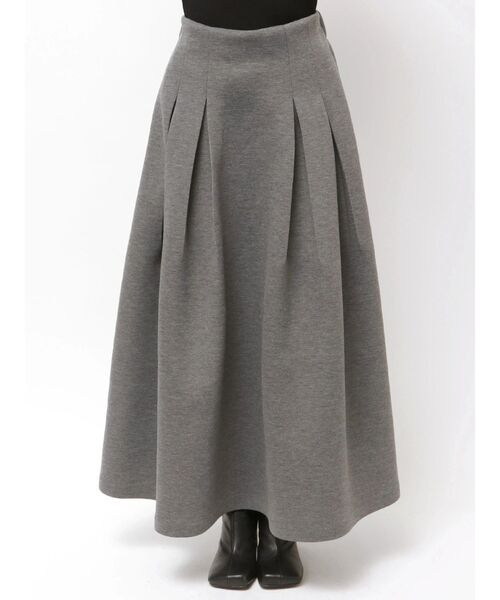 ELENDEEK（エレンディーク） スカート ジャージータックフレアスカート