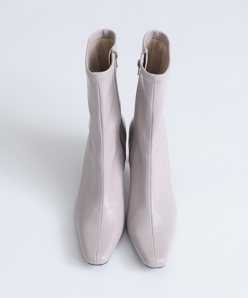 「J1U by LA BELLE ETUDE」 ショートブーツ M ピンクベージュ レディース_画像8