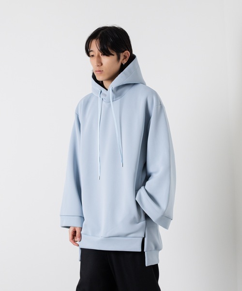 「ato」 プルオーバーパーカー 48 ライトグレー メンズ_画像2