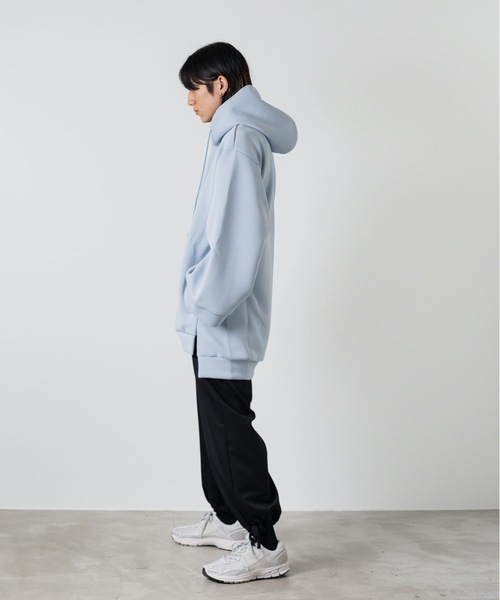 「ato」 プルオーバーパーカー 48 ライトグレー メンズ_画像9