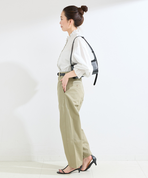 B.C STOCK（ベーセーストック） ブラウス シャツ ウォッシャブル