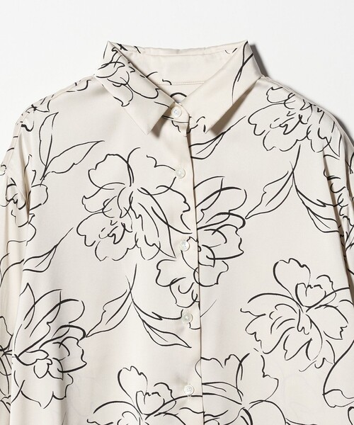 Q UNITED ARROWS ユナイテッドアローズ 花柄 ブラウス シャツ フラワー柄 ブラウス｜ユナイテッドアローズ公式通販 - UNITED ARROWS