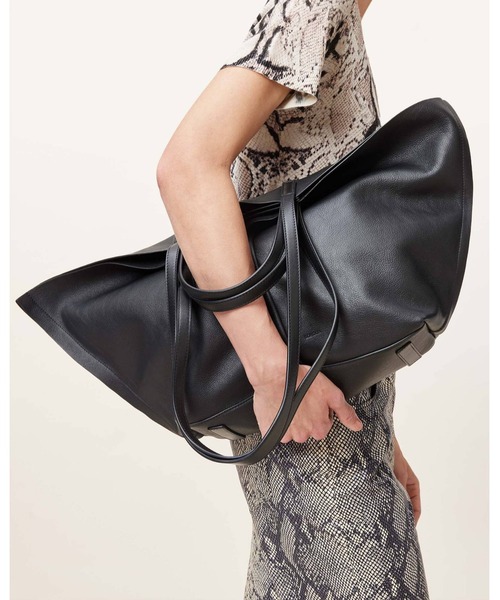 「ALLSAINTS」 トートバッグ ONE SIZE ブラック レディース_画像6